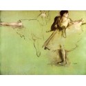 Dancers at the Barre by Edgar Degas - Art gallery oil painting...
