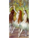 Dancers in Green by Edgar Degas - Art gallery oil painting...
