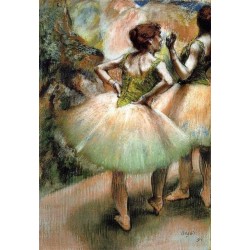 Dancers - Pink and Green I by Edgar Degas - Art gallery oil painting reproductions