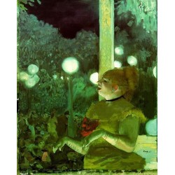 Song of the Dog by Edgar Degas - Art gallery oil painting...