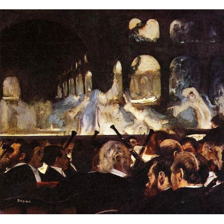 The Ballet Scene by Edgar Degas - Art gallery oil painting...