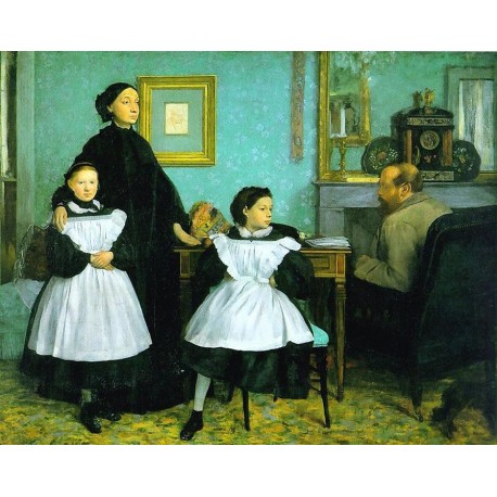 The Bellelli Family by Edgar Degas - Art gallery oil painting...