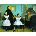 The Bellelli Family by Edgar Degas - Art gallery oil painting...