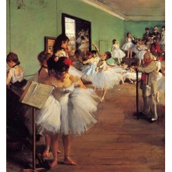 The Dance Class II by Edgar Degas - Art gallery oil painting...