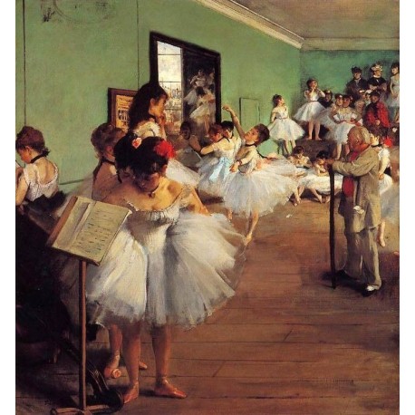 The Dance Class II by Edgar Degas - Art gallery oil painting...