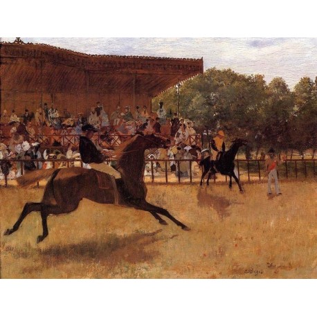 The False Start by Edgar Degas - Art gallery oil painting reproductions