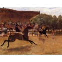 The False Start by Edgar Degas - Art gallery oil painting...