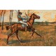 The Jockey by Edgar Degas - Art gallery oil painting reproductions