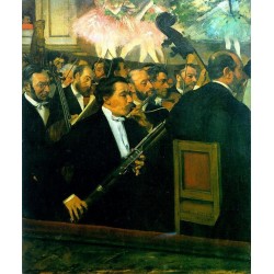 The Orchestra of the Opera by Edgar Degas - Art gallery oil painting reproductions