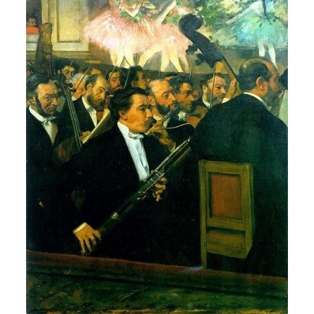 The Orchestra of the Opera by Edgar Degas - Art gallery oil...