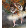 Two Dancers Entering the Stage by Edgar Degas - Art gallery oil...