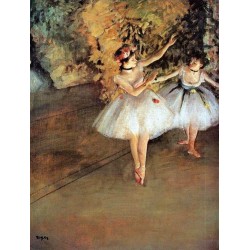Two Dancers on a Stage by Edgar Degas - Art gallery oil painting reproductions