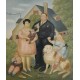 A Family By Fernando Botero- Art gallery oil painting reproductions