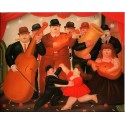 Ball in Colombia 1980 By Fernando Botero - Art gallery oil...