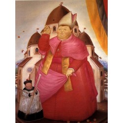 Cardinal By Fernando Botero - Art gallery oil painting reproductions