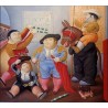 Cuadrilla de Enanos Toreros By Fernando Botero - Art gallery oil...