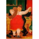 Dancers 1982 By Fernando Botero- Art gallery oil painting...