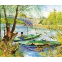 Fishing in Spring, Pont de Clichy by Vincent Van Gogh - Art...