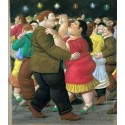 Dancers 2002 By Fernando Botero - Art gallery oil painting...