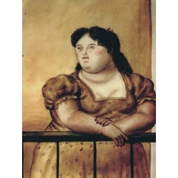 El balcon By Fernando Botero - Art gallery oil painting reproductions