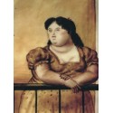 El balcon By Fernando Botero - Art gallery oil painting reproductions