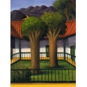 El patio By Fernando Botero - Art gallery oil painting reproductions
