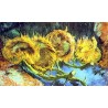 Four Cut Sunflowers by Vincent Van Gogh - Art gallery oil painting...