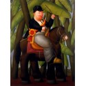 El Presidente By Fernando Botero - Art gallery oil painting...