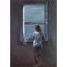 Figure at a Window By Fernando Botero - Art gallery oil painting reproductions