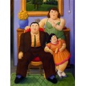 Familia Colombiana By Fernando Botero - Art gallery oil painting...