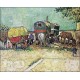 Gypsy Caravan by Vincent Van Gogh
