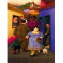 La calle By Fernando Botero - Art gallery oil painting reproductions