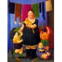 La viuda By Fernando Botero - Art gallery oil painting reproductions