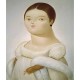 Mademoiselle Riviere By Fernando Botero - Art gallery oil painting reproductions