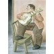 Man Playing Guitar By Fernando Botero - Art gallery oil painting reproductions