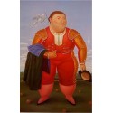 Matador 1985 By Fernando Botero - Art gallery oil painting...