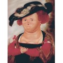 Mrs Rubens By Fernando Botero- Art gallery oil painting reproductions