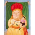 Nuestra Senora de Colombia By Fernando Botero - Art gallery oil...