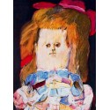 Nina sobre caballo By Fernando Botero- Art gallery oil painting...