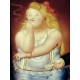 Rosita By Fernando Botero - Art gallery oil painting reproductions