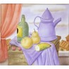 Still Life With Green Bottle By Fernando Botero - Art gallery oil...