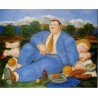 The Nap 1982 By Fernando Botero - Art gallery oil painting...