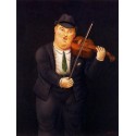 Violinista By Fernando Botero - Art gallery oil painting reproductions
