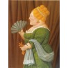 Woman In Profile By Fernando Botero - Art gallery oil painting...