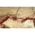 Creation of Adam Hand by Michelangelo- Art gallery oil painting...