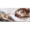Creation of Adam by Michelangelo- Art gallery oil painting...