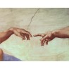 The Creation of Adam Hand by Michelangelo- Art gallery oil...