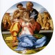 The Holy Family with the Infant John the Baptist by Michelangelo-Art gallery oil painting reproductions