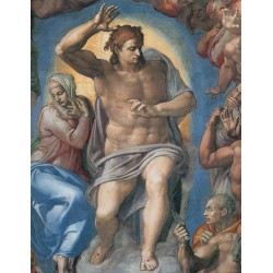 The Last Judgement Christ the Judge By Michelangelo- Art gallery...