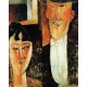 Bride and Groom (aka The Newlyweds) by Amedeo Modigliani 
